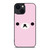 RILAKKUMA BEAR PINK MINIMALIST iPhone 14 Plus Case Cover
