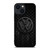 VW VOLKSWAGEN BLACK METAL EMBLEM iPhone 14 Plus Case Cover