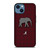 ALABAMA CRIMSON TIDE ELEPHANT ICON iPhone 14 Case Cover ALABAMA CRIMSON TIDE ELEPHANT ICON iPhone 14 Case Cover