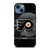 PHILADELPHIA FLYERS METAL EMBLEM iPhone 14 Case Cover