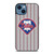 PHILADELPHIA PHILLIES CARBON LOGO iPhone 14 Case Cover
