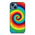 TIE DYE RAINBOW PATTERN iPhone 14 Case Cover