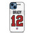 TOM BRADY TAMPA BAY BUCCANEERS WHITE KIT iPhone 14 Case Cover