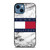 TOMMY HILFIGER WHITE MARBLE iPhone 14 Case Cover