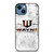 WAYNE ENTERPRISES WHITE LOGO iPhone 14 Case Cover WAYNE ENTERPRISES WHITE LOGO iPhone 14 Case Cover