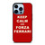 KEEP CALM AND FORZA FERRARI  iPhone 13 Pro Max Case Cover