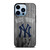 NEW YORK YANKEES WOODEN LOGO iPhone 13 Pro Max Case Cover NEW YORK YANKEES WOODEN LOGO iPhone 13 Pro Max Case Cover
