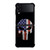 AMERICAN FLAG PUNISHER Samsung Galaxy Z Flip 4 Case Cover