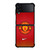 MANCHESTER UNITED NIKE RED CARBON Samsung Galaxy Z Flip 4 Case Cover