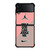 NIKE AIR JORDAN ONLY GOD CAN JUDGE ME PINK Samsung Galaxy Z Flip 4 Case Cover