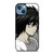 LAWLIET L DEATH NOTE ANIME iPhone 13 Case Cover