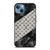 LOUIS VUITTON BLACK FURRY iPhone 13 Case Cover