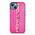 MICHAEL KORS PINK LEATHER iPhone 13 Case Cover