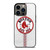 BOSTON RED SOX LEATHER STITCH iPhone 13 Pro Case Cover