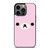 RILAKKUMA BEAR PINK MINIMALIST iPhone 13 Pro Case Cover