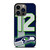SEATTLE SEAHAWKS NFL 12 MAN LOGO iPhone 13 Pro Case Cover