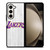 LOS ANGELES LA LAKERS WHITE WOOD Samsung Galaxy Z Fold 5 Case Cover