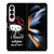 ADIDAS X HELLO KITTY BLACK Samsung Galaxy Z Fold 4 Case Cover
