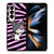 KUROMI ZEBRA PATTERN Samsung Galaxy Z Fold 4 Case Cover