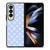 LV LOUIS VUITTON BLUE GLOW Samsung Galaxy Z Fold 4 Case Cover