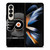 PHILADELPHIA FLYERS METAL EMBLEM Samsung Galaxy Z Fold 4 Case Cover
