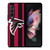 ATLANTA FALCONS FOOTBALL STRIPE LOGO Samsung Galaxy Z Fold 3 Case Cover