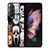 HORROR MOVIES CHARACTERS COLLAGE 2 Samsung Galaxy Z Fold 3 Case Cover