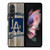 LOS ANGELES DODGERS WHITE WOOD Samsung Galaxy Z Fold 3 Case Cover