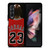 MICHAEL JORDAN CHICAGO BULLS BASKETBALL LEGEND Samsung Galaxy Z Fold 3 Case Cover