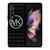 MICHAEL KORS BLACK PATTERN Samsung Galaxy Z Fold 3 Case Cover
