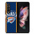 OKLAHOMA CITY THUNDER BASKET Samsung Galaxy Z Fold 3 Case Cover