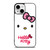 HELLO KITTY FLAT CUTE iPhone 13 Mini Case Cover