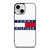 TOMMY HILFIGER WHITE LOGO iPhone 13 Mini Case Cover