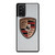 PORSCHE SILVER METAL EMBLEM Samsung Galaxy Note 20 Case Cover