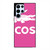 LACOSTE PINK LOGO Samsung Galaxy S22 Ultra Case Cover