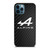 ALPINE LOGO CARBON iPhone 12 Pro Max Case Cover