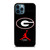 GEORGIA BULLDOGS NIKE AIR JORDAN iPhone 12 Pro Max Case Cover