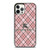 BURBERRY LONDON PINK PATTERN iPhone 12 Pro Case Cover