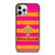 KATE SPADE PINK ORANGE STRIPE iPhone 12 Pro Case Cover
