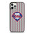 PHILADELPHIA PHILLIES CARBON LOGO iPhone 12 Pro Case Cover