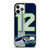SEATTLE SEAHAWKS NFL 12 MAN LOGO iPhone 12 Pro Case Cover