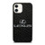LEXUS LEATHER LOGO EMBLEM iPhone 12 Case Cover