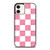 LV LOUIS VUITTON CHECKERED PINK iPhone 12 Case Cover LV LOUIS VUITTON CHECKERED PINK iPhone 12 Case Cover