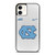 NORTH CAROLINA TAR HEELS WHITE CARBON iPhone 12 Case Cover