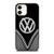 VW VOLKSWAGEN BLACK CHROME EMBLEM iPhone 12 Case Cover
