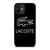 LACOSTE BLACK LINE ART LOGO iPhone 12 Mini Case Cover
