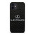 LEXUS LEATHER LOGO EMBLEM iPhone 12 Mini Case Cover
