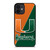 MIAMI HURRICANES LOGO CARBON iPhone 12 Mini Case Cover MIAMI HURRICANES LOGO CARBON iPhone 12 Mini Case Cover