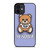 MOSCHINO TOY LOGO PURPLE iPhone 12 Mini Case Cover MOSCHINO TOY LOGO PURPLE iPhone 12 Mini Case Cover