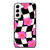 CHECKERED AESTHETIC DAISY FLOWER Samsung Galaxy S22 Case Cover